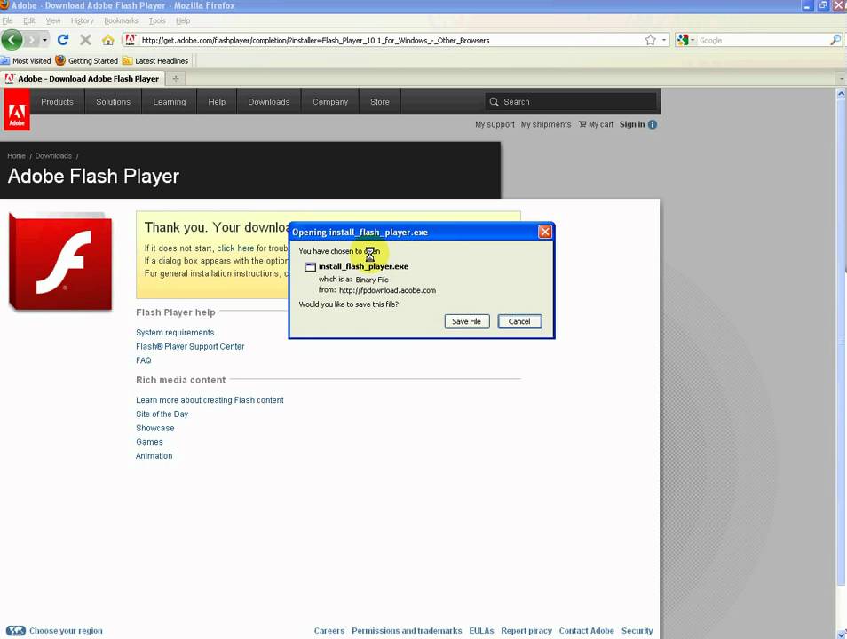 Adobe Flash Player For Firefox Download
